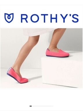 ROTHY'S KIDS SHOES BALLET FLATS LOAFERS FLAMINGO PINK EASTER SPRING GIRLS 2 / 3